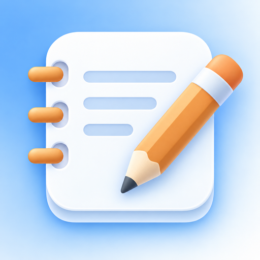 WhiteNote Journal app icon